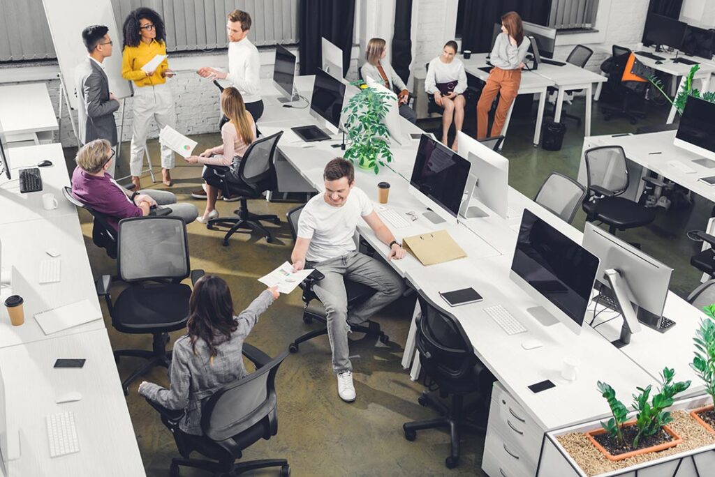 Open office office environment